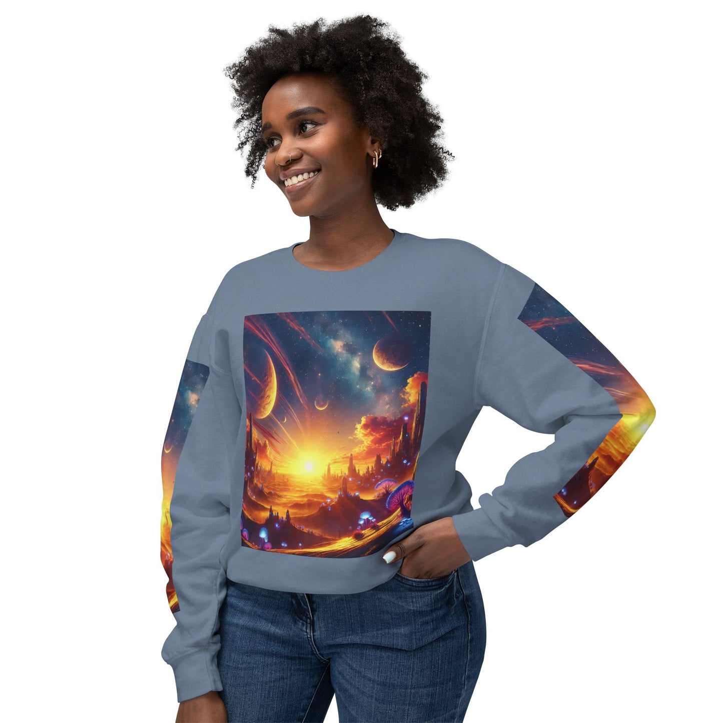 Unisex Lightweight Crewneck Sweatshirt