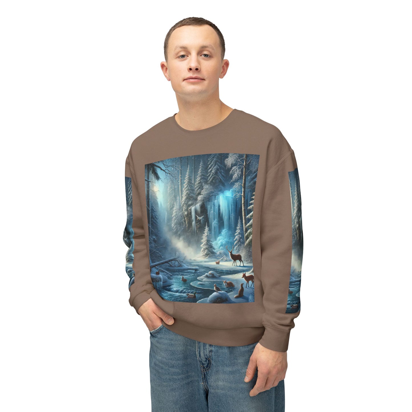 Unisex Lightweight Crewneck Sweatshirt