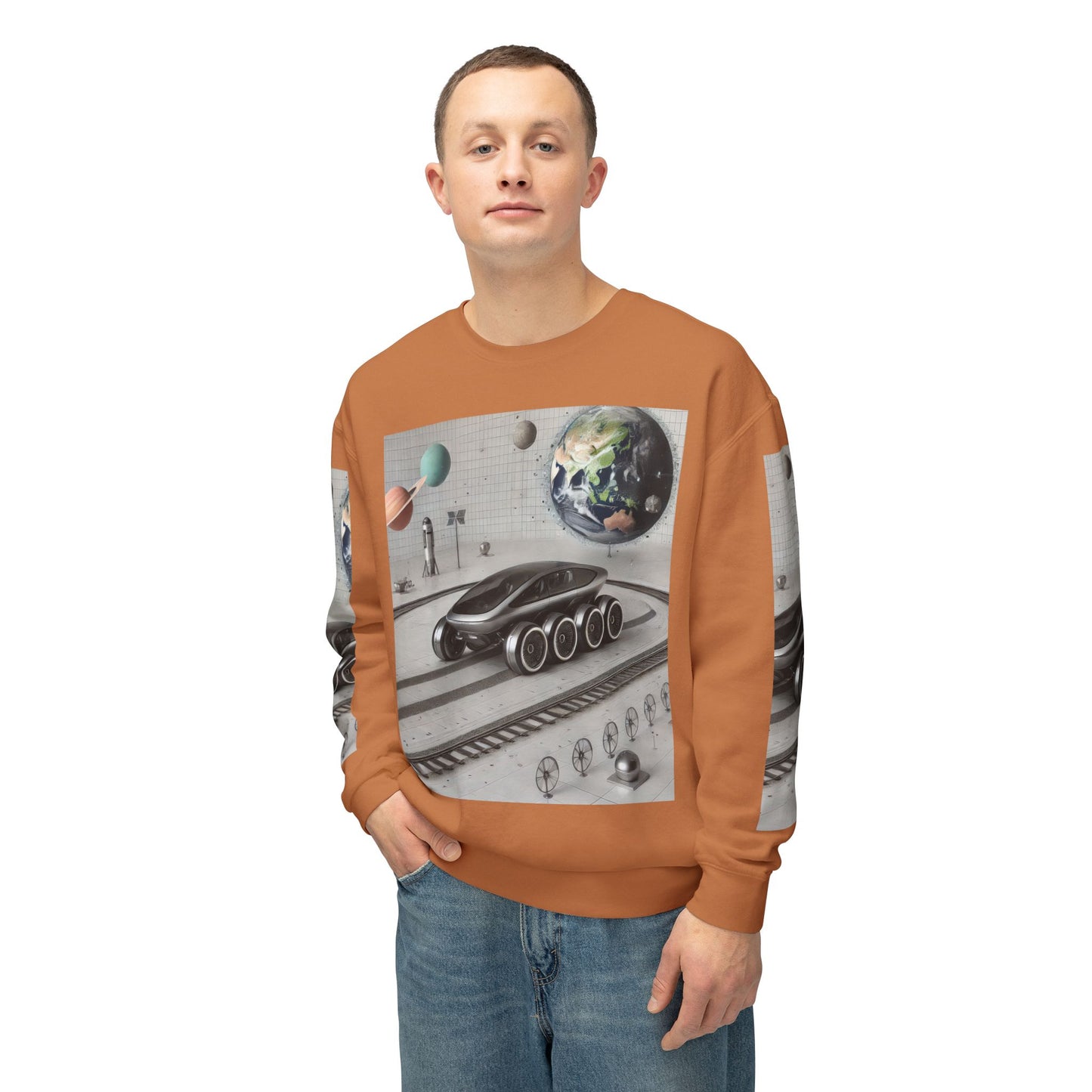 Unisex Lightweight Crewneck Sweatshirt