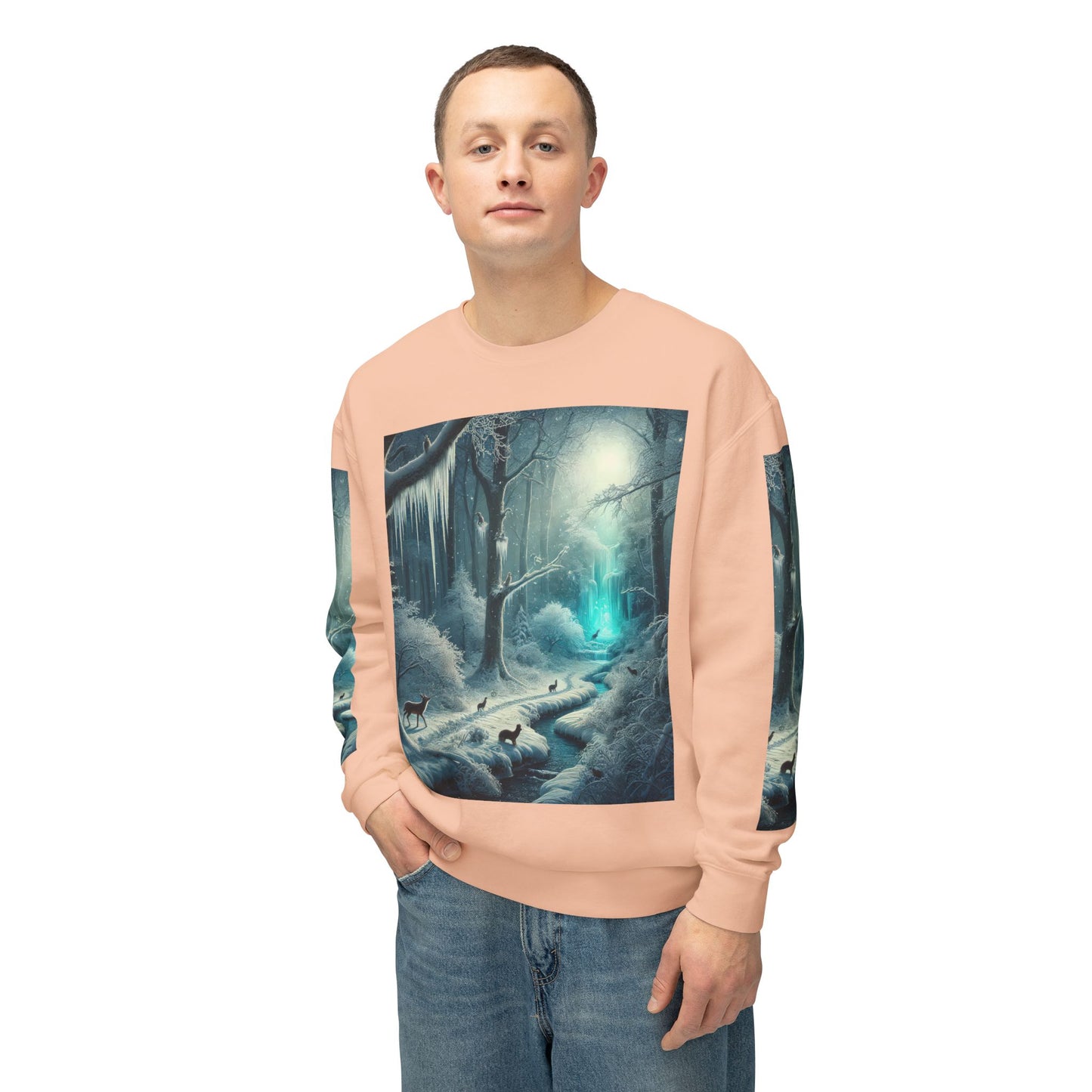 Unisex Lightweight Crewneck Sweatshirt