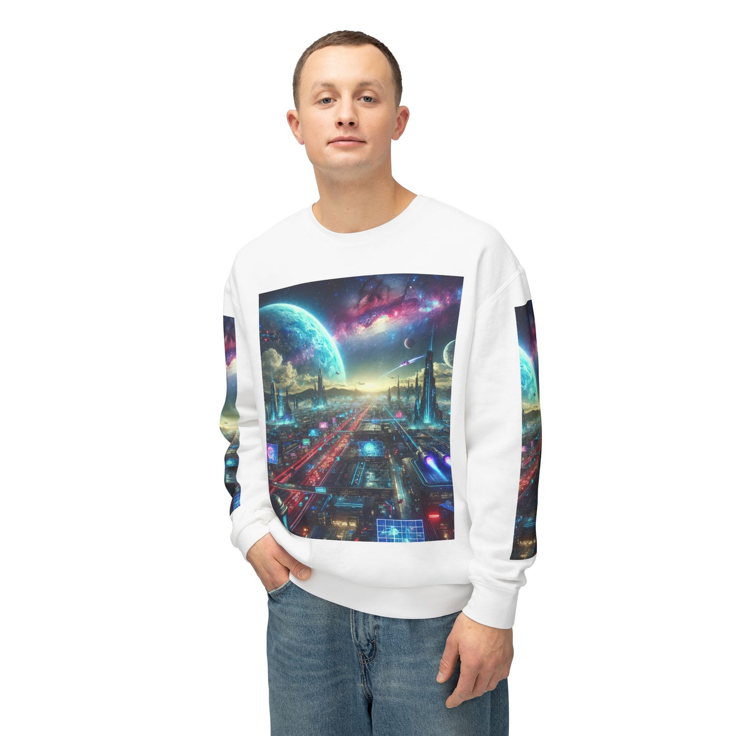 Unisex Lightweight Crewneck Sweatshirt