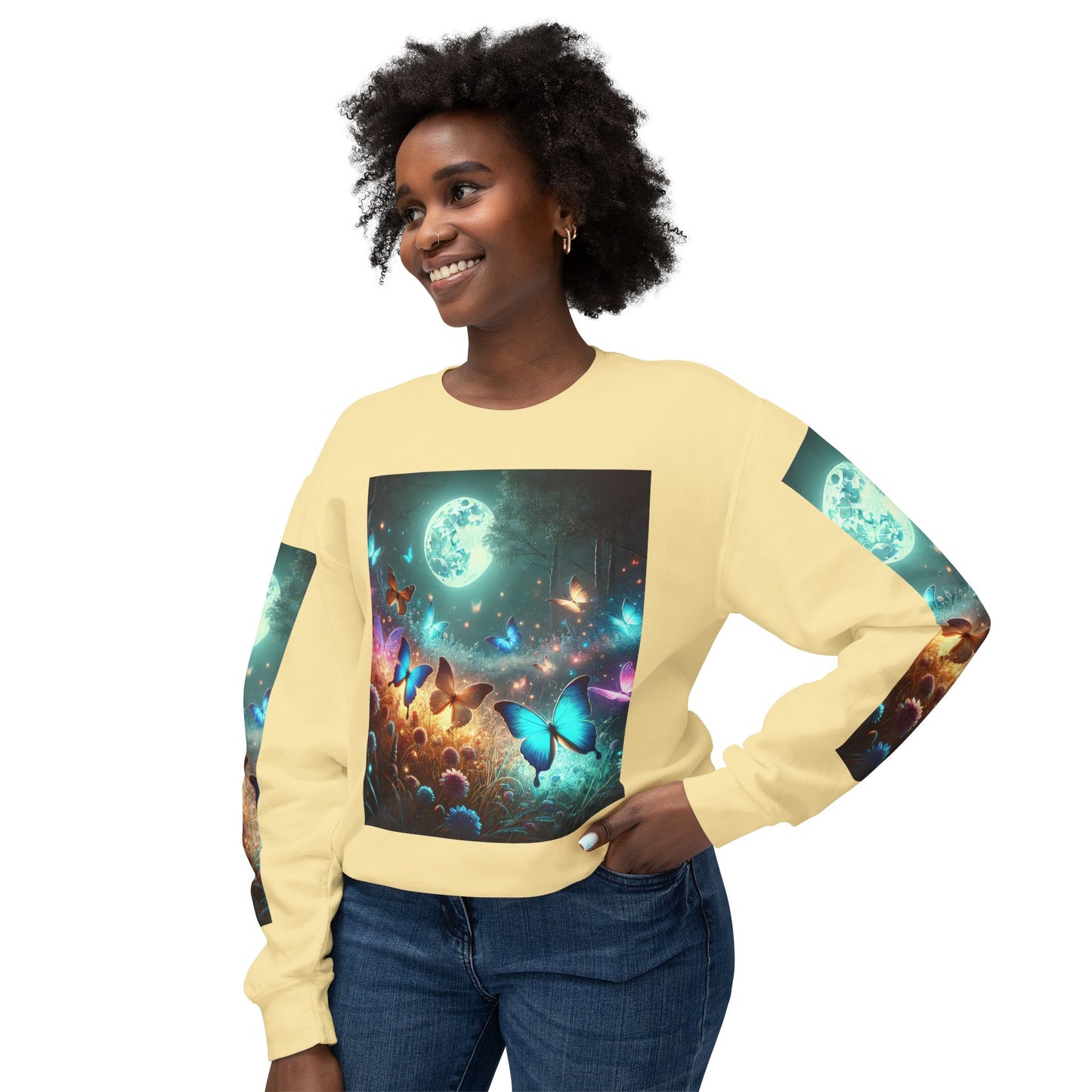 Unisex Lightweight Crewneck Sweatshirt