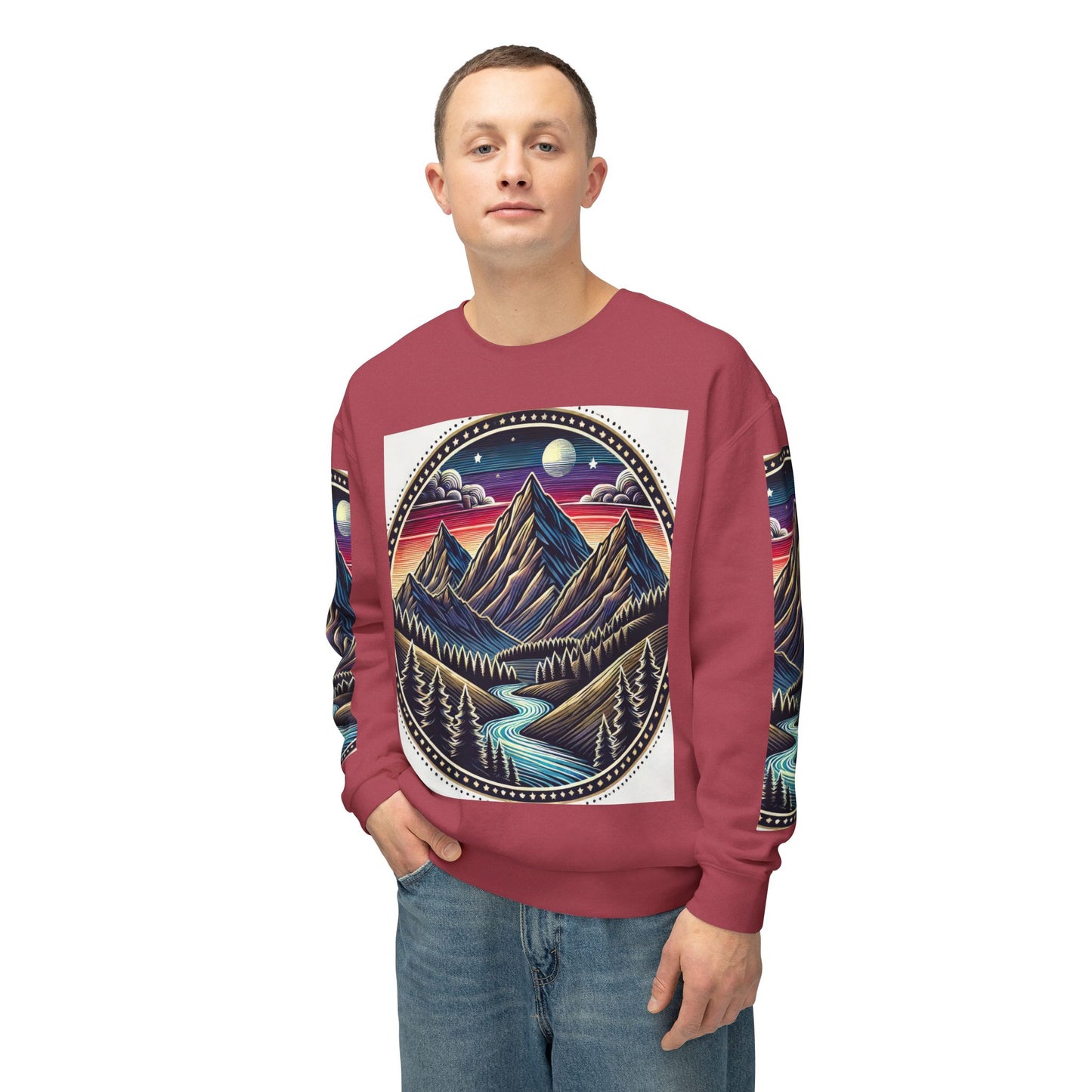 Unisex Lightweight Crewneck Sweatshirt