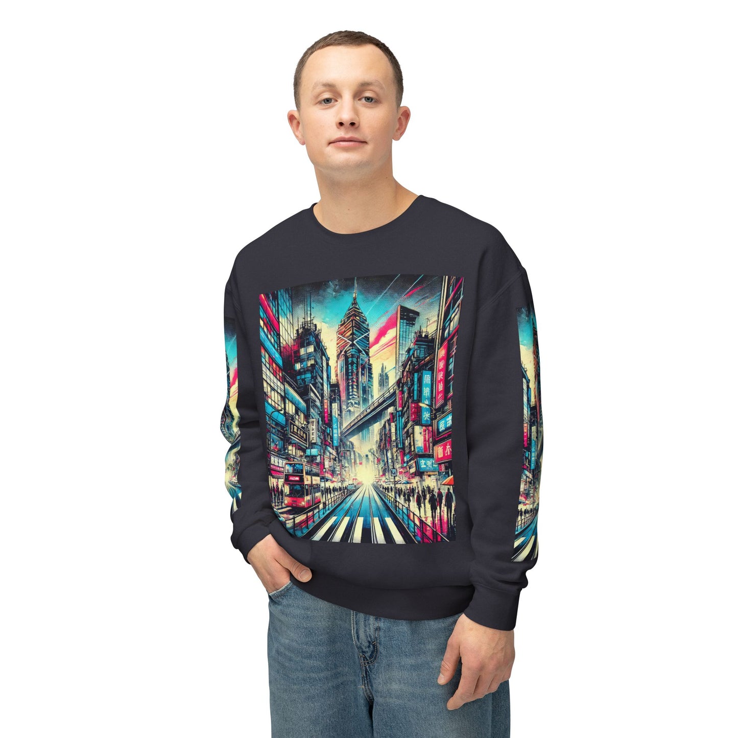 Unisex Lightweight Crewneck Sweatshirt