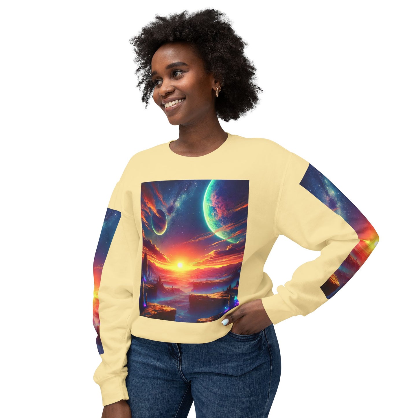 Unisex Lightweight Crewneck Sweatshirt