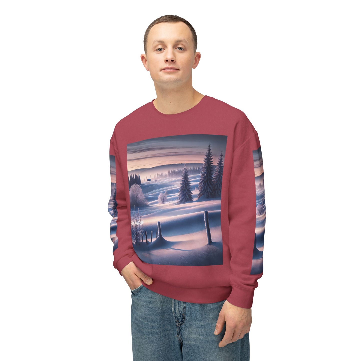 Unisex Lightweight Crewneck Sweatshirt