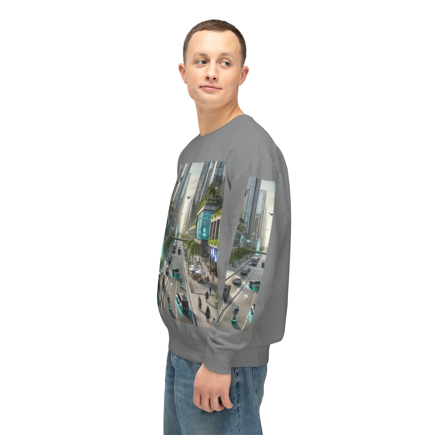 Unisex Lightweight Crewneck Sweatshirt