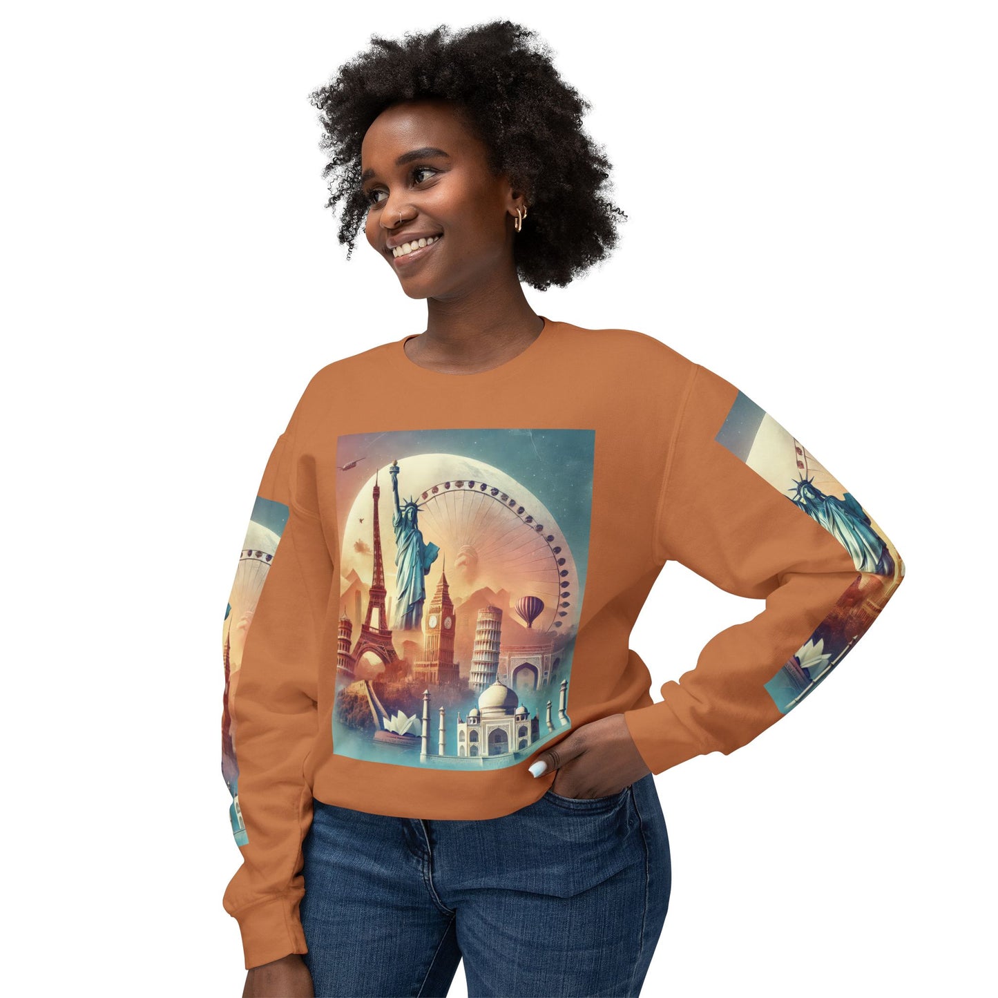 Unisex Lightweight Crewneck Sweatshirt