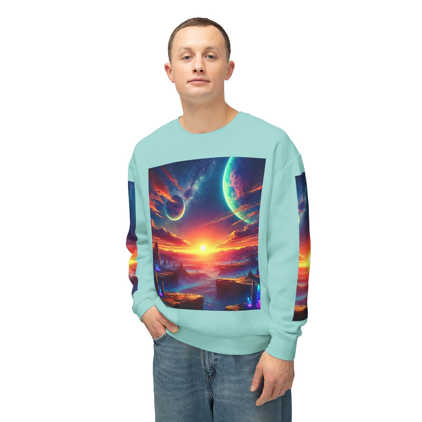 Unisex Lightweight Crewneck Sweatshirt