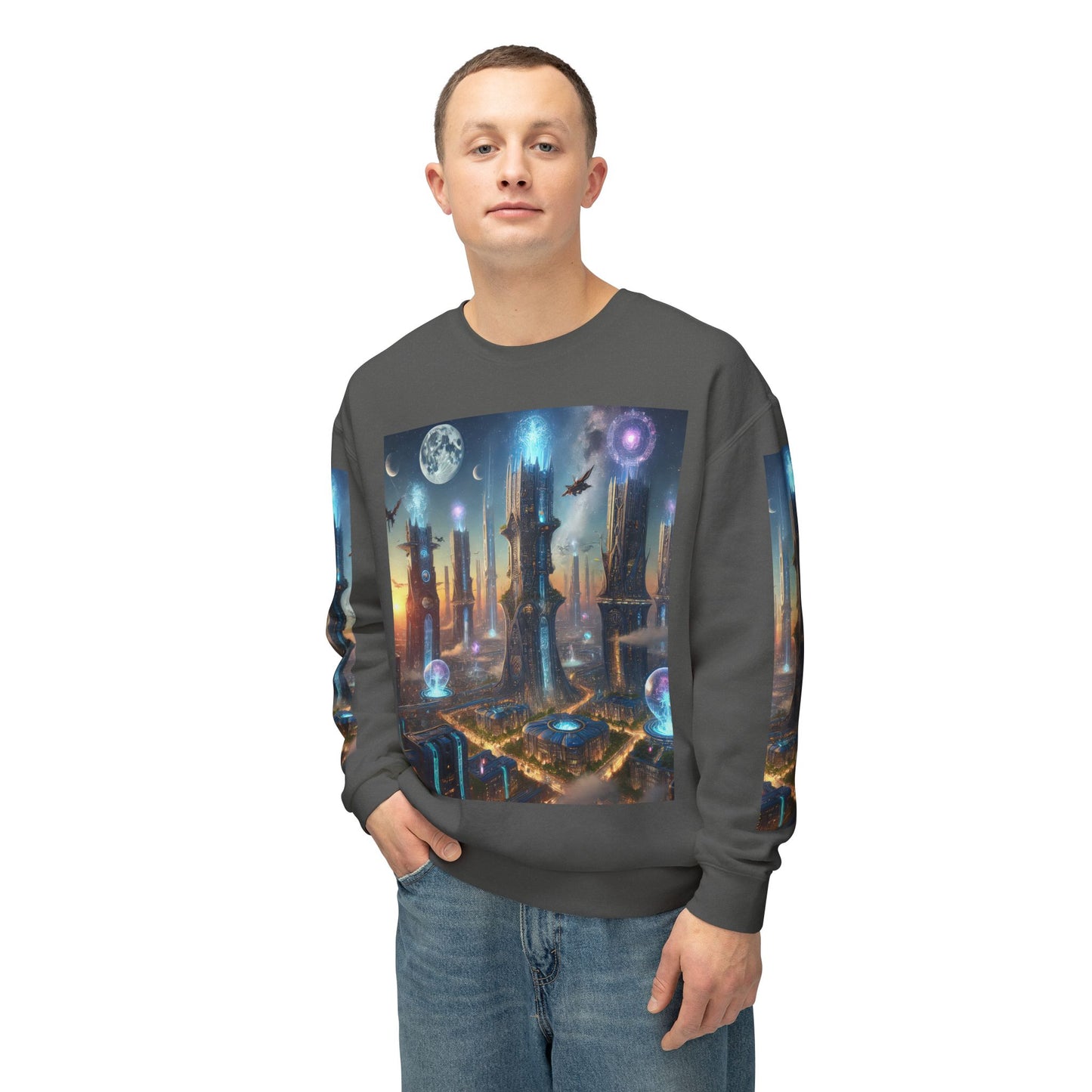 Unisex Lightweight Crewneck Sweatshirt