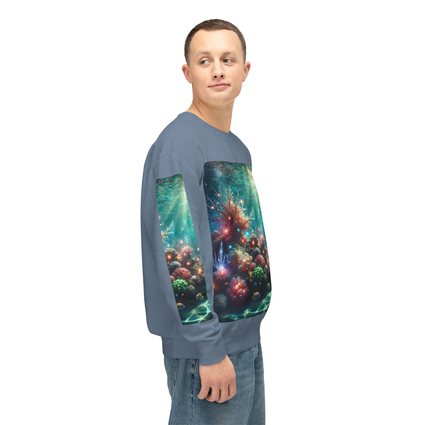 Unisex Lightweight Crewneck Sweatshirt