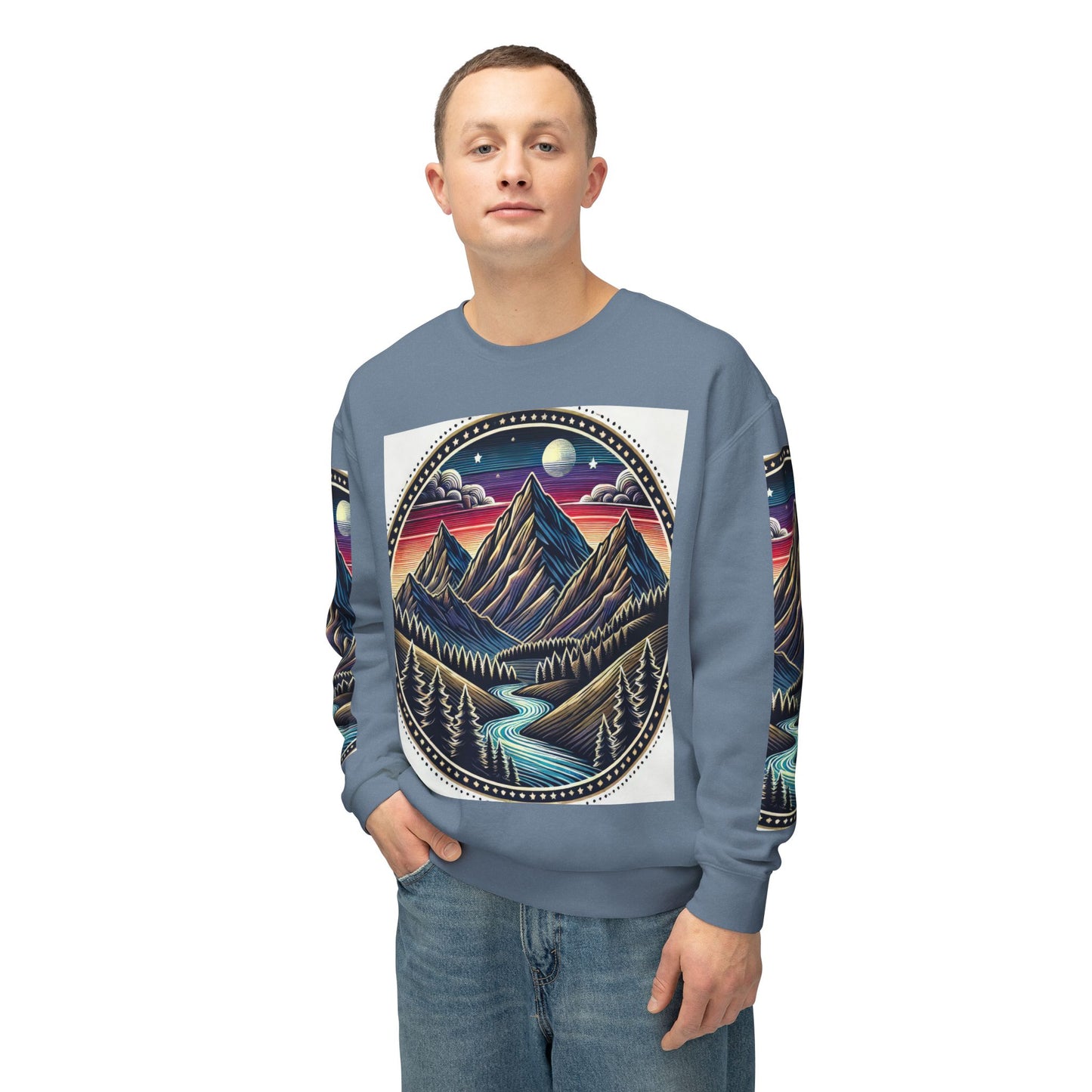 Unisex Lightweight Crewneck Sweatshirt