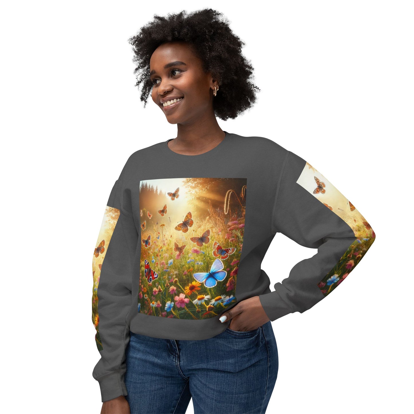 Unisex Lightweight Crewneck Sweatshirt