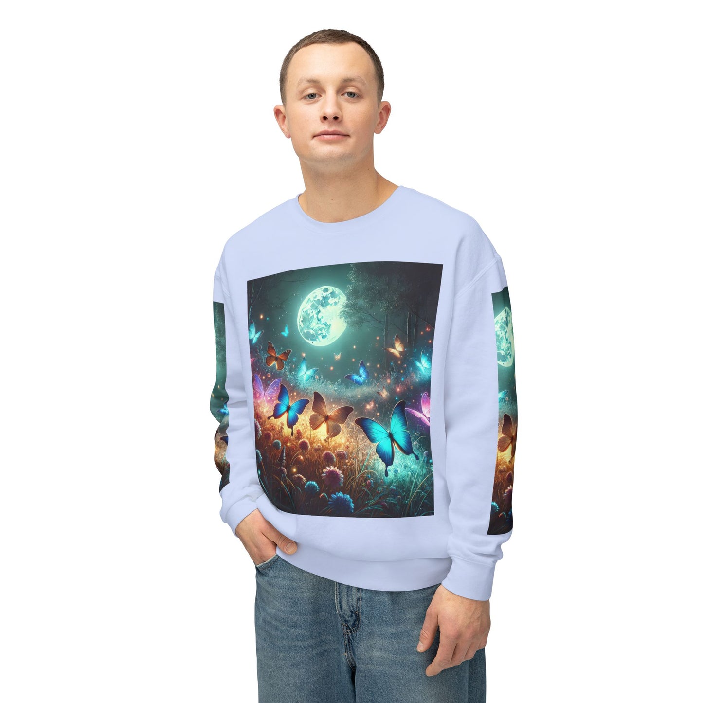 Unisex Lightweight Crewneck Sweatshirt