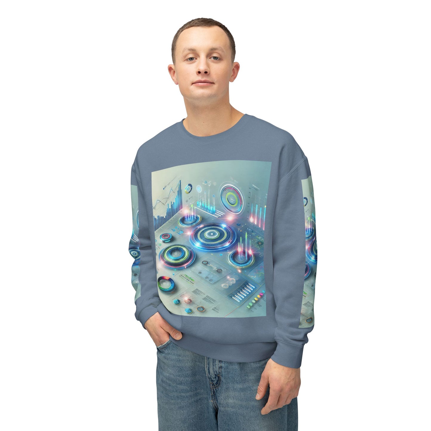 Unisex Lightweight Crewneck Sweatshirt