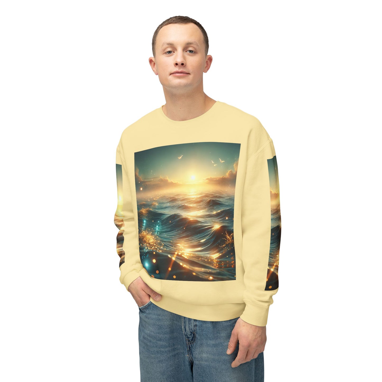 Unisex Lightweight Crewneck Sweatshirt