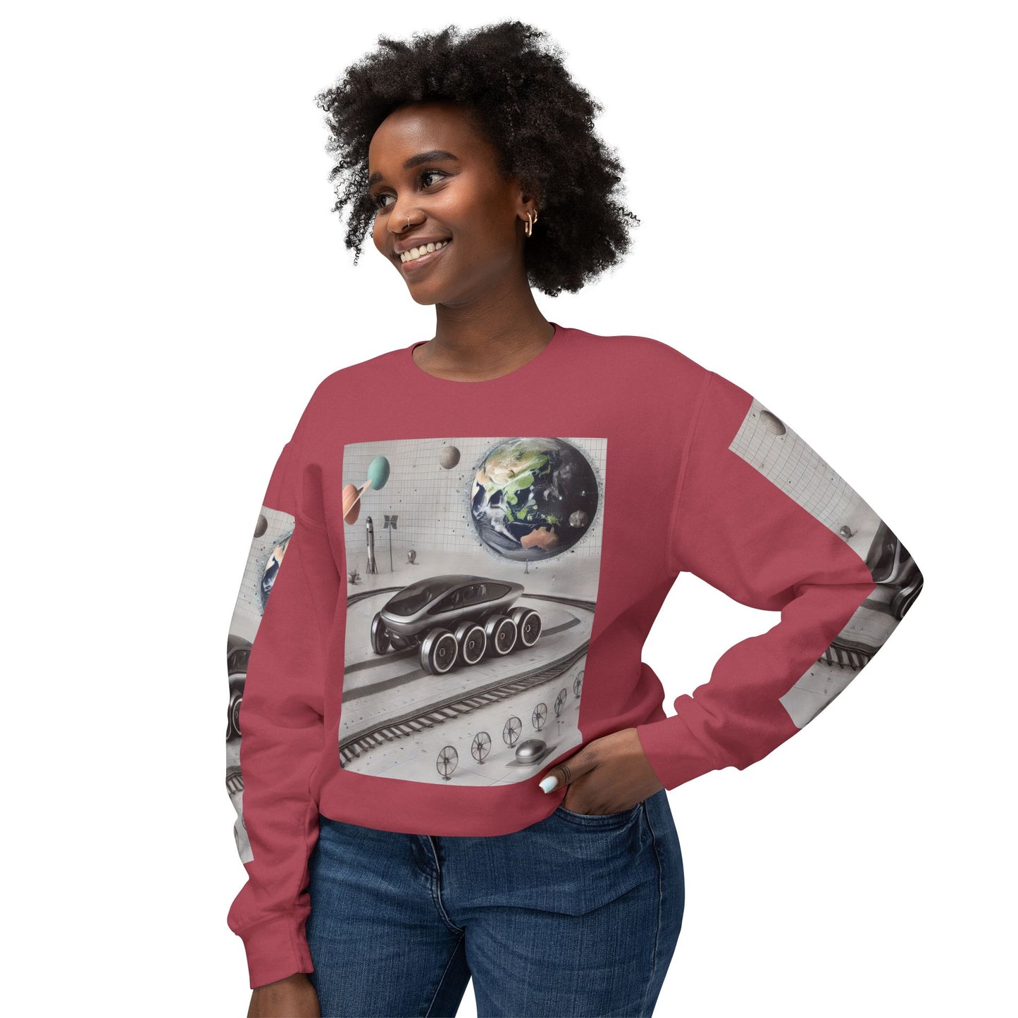 Unisex Lightweight Crewneck Sweatshirt