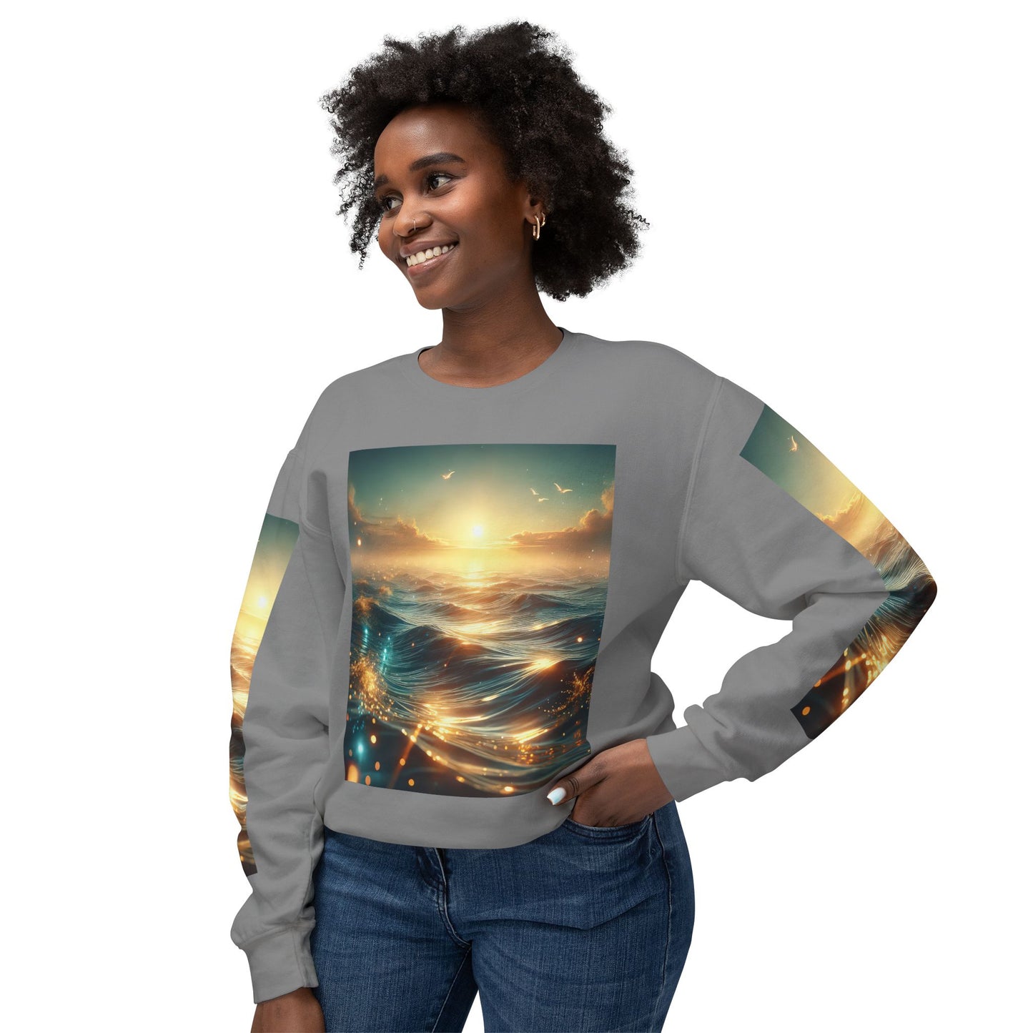 Unisex Lightweight Crewneck Sweatshirt