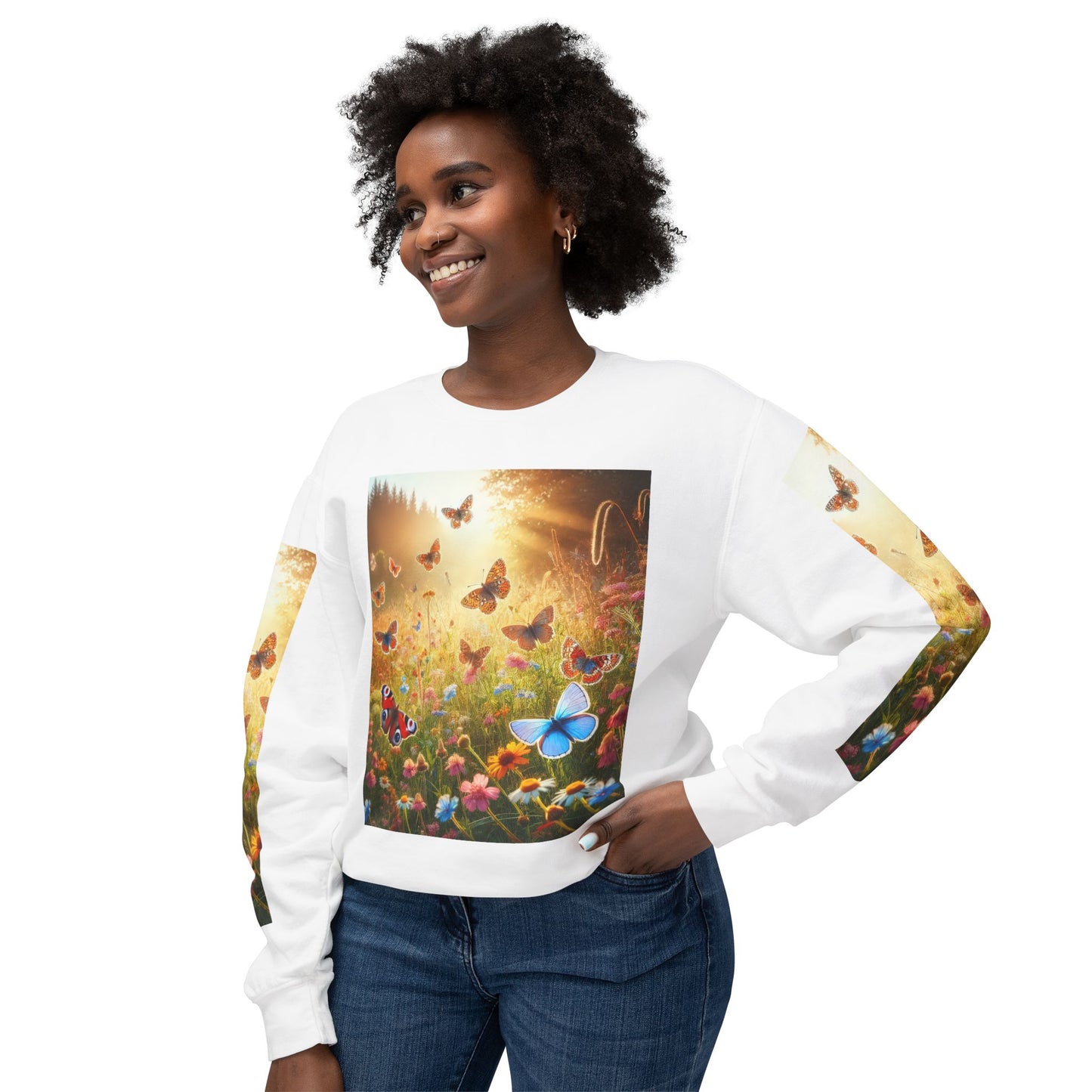 Unisex Lightweight Crewneck Sweatshirt