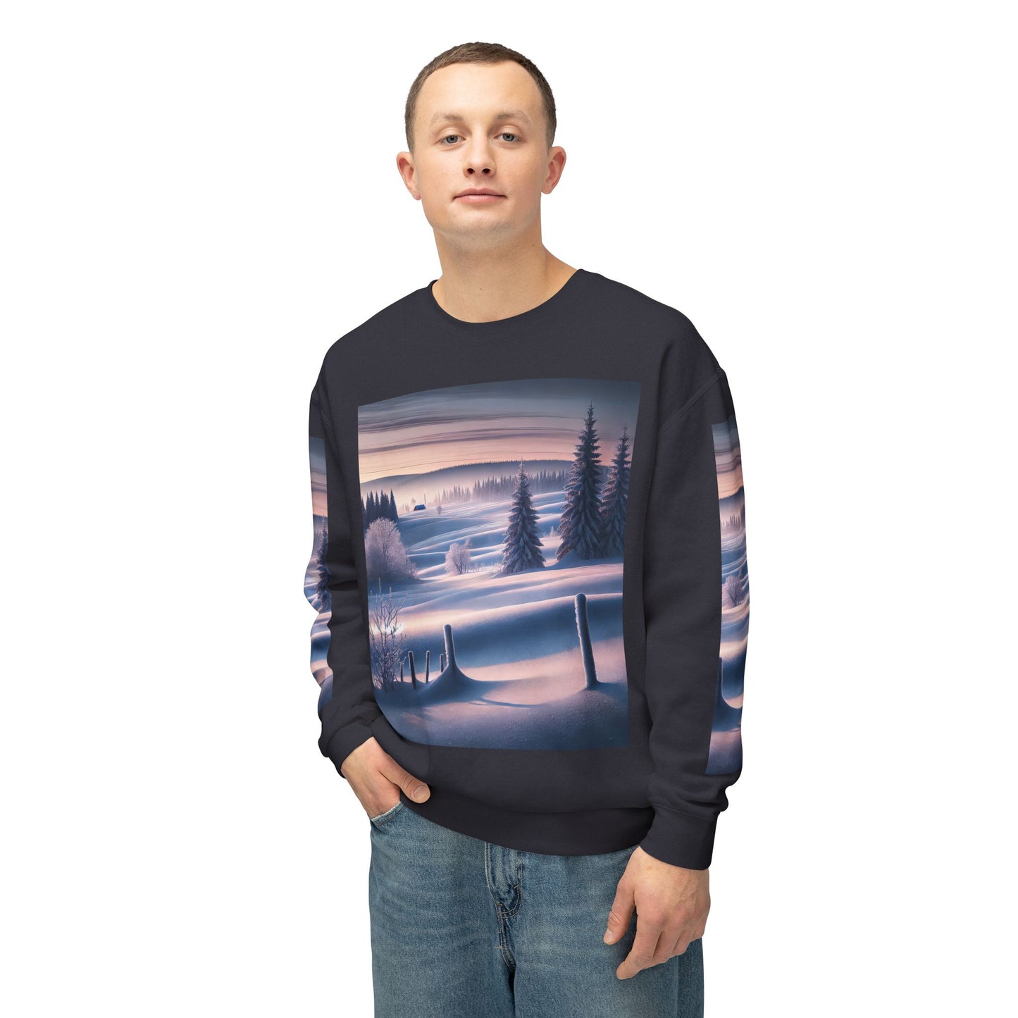 Unisex Lightweight Crewneck Sweatshirt