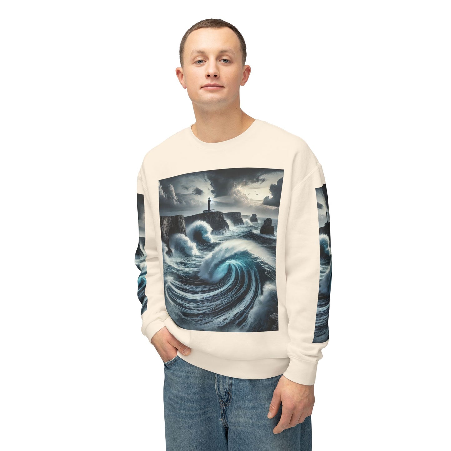 Unisex Lightweight Crewneck Sweatshirt