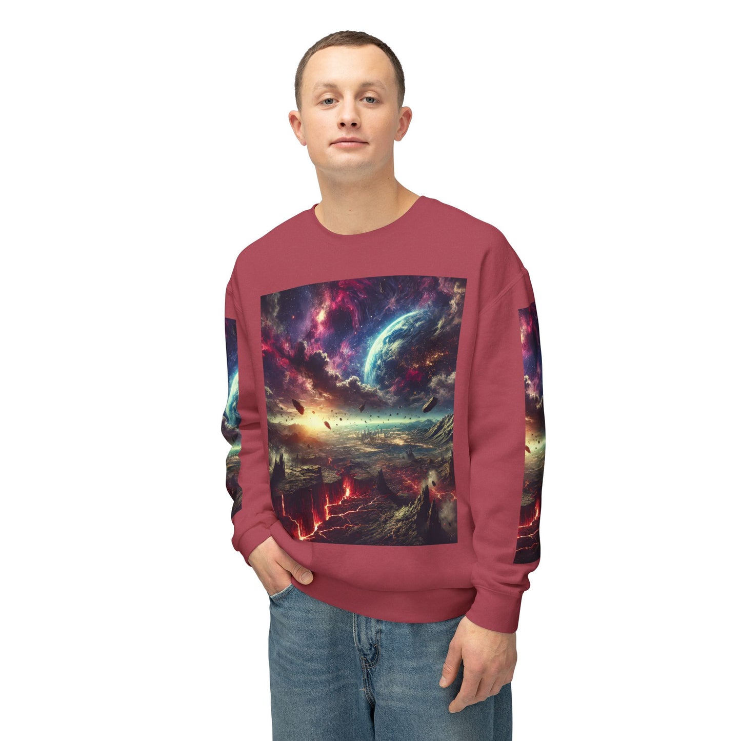 Unisex Lightweight Crewneck Sweatshirt