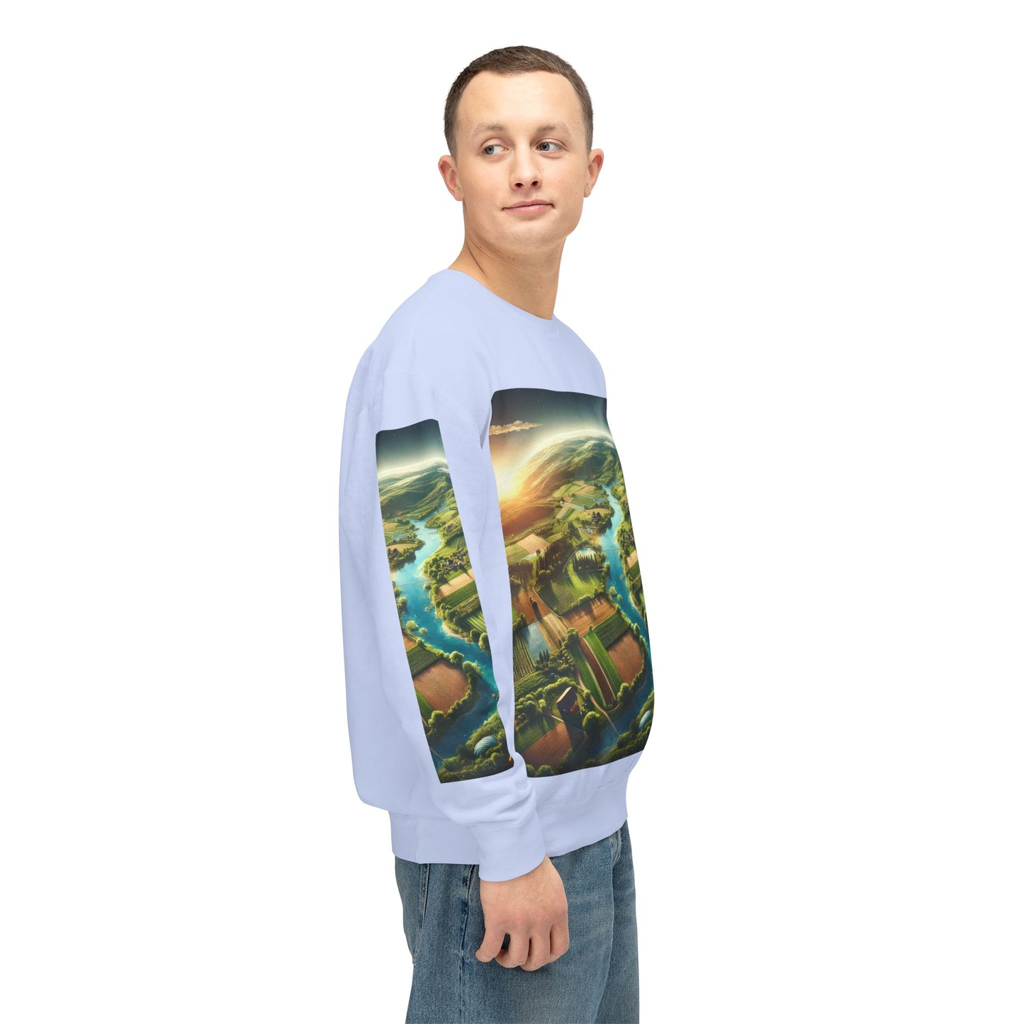 Unisex Lightweight Crewneck Sweatshirt