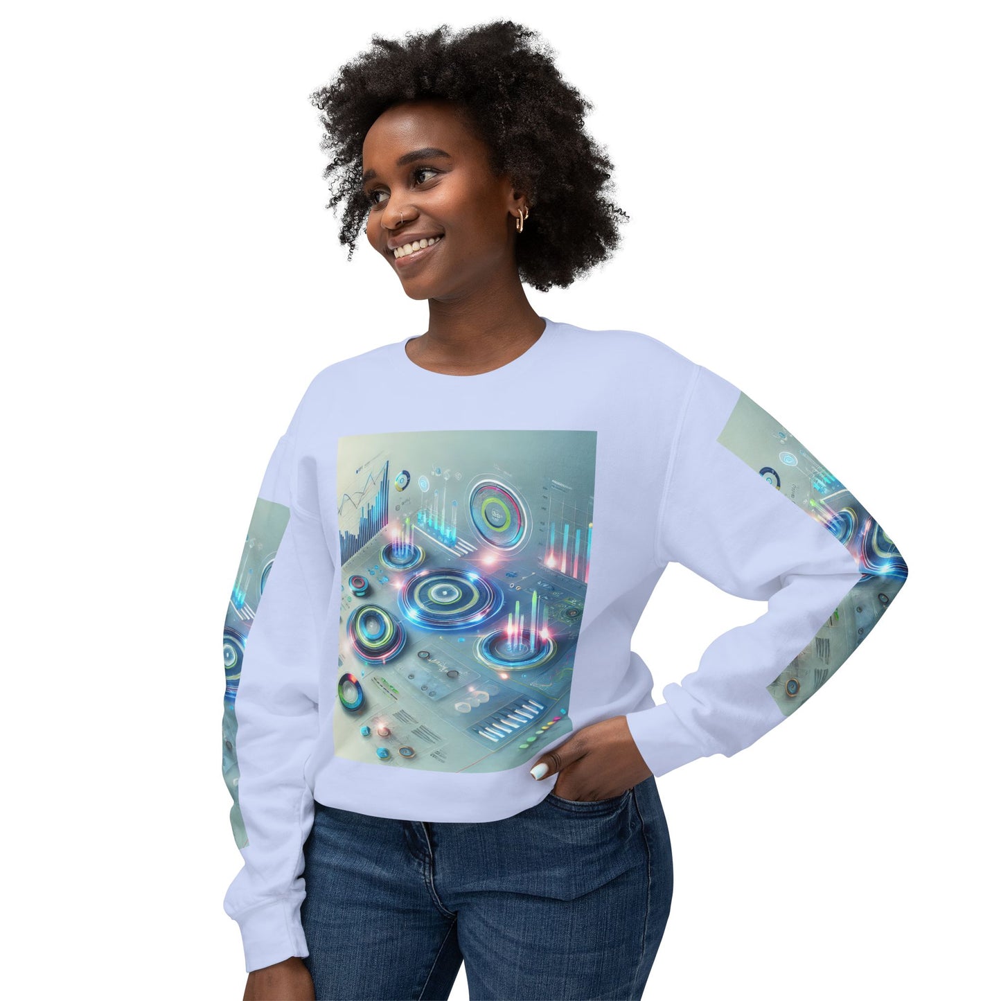 Unisex Lightweight Crewneck Sweatshirt