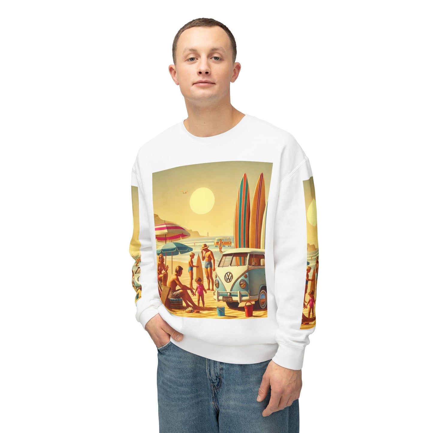 Unisex Lightweight Crewneck Sweatshirt