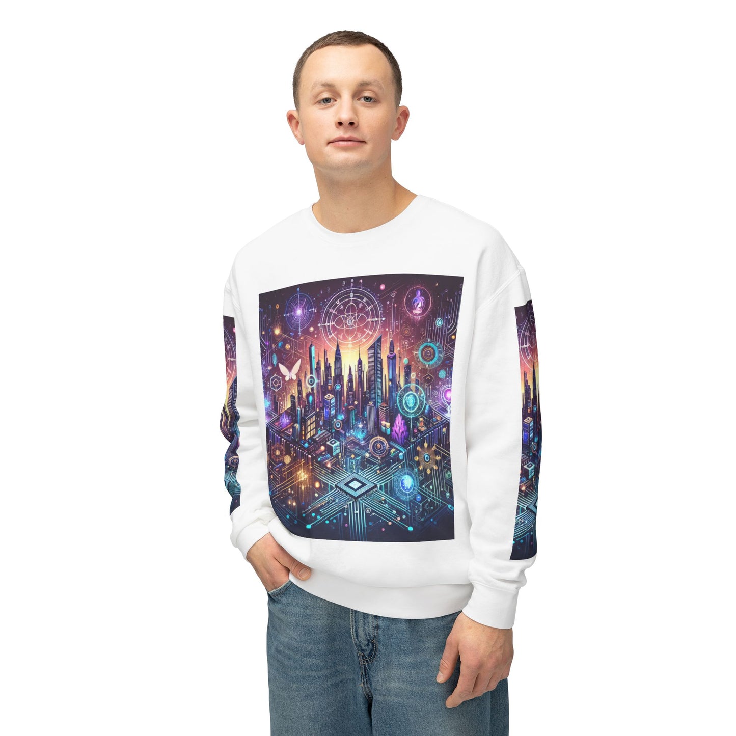 Unisex Lightweight Crewneck Sweatshirt