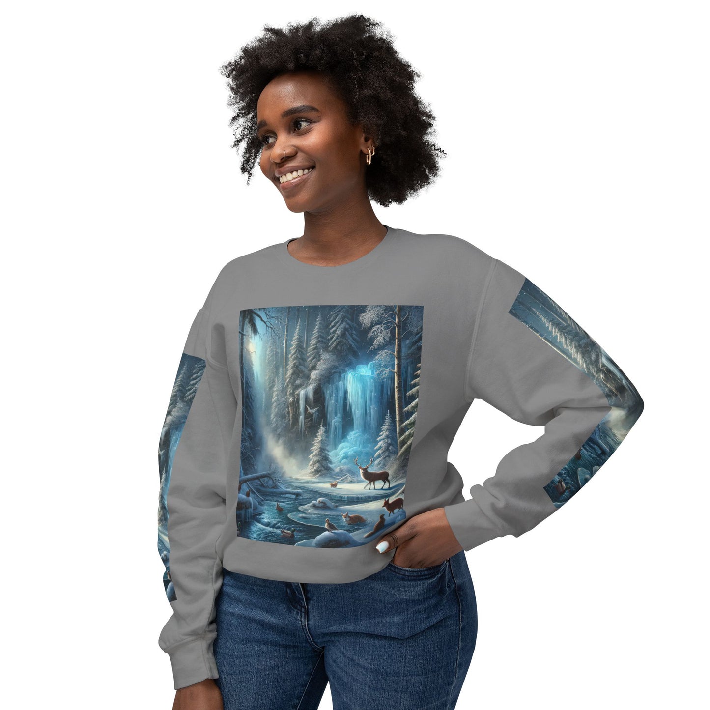 Unisex Lightweight Crewneck Sweatshirt