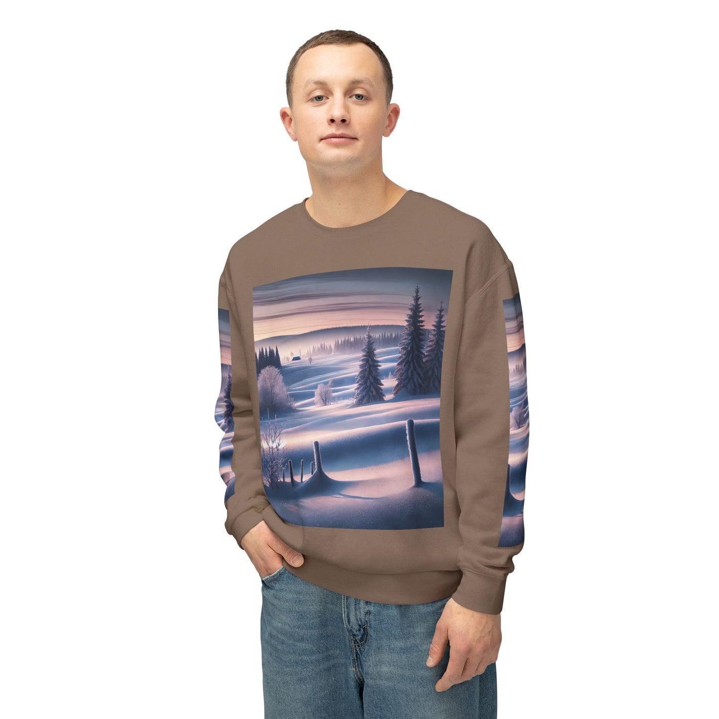 Unisex Lightweight Crewneck Sweatshirt