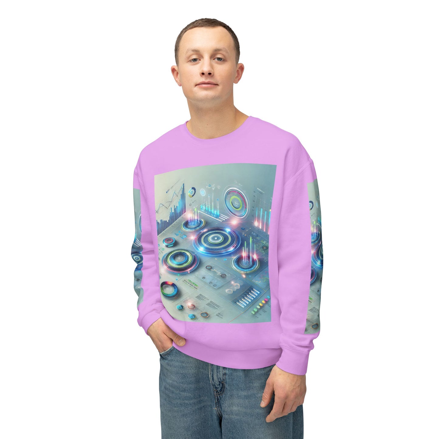 Unisex Lightweight Crewneck Sweatshirt