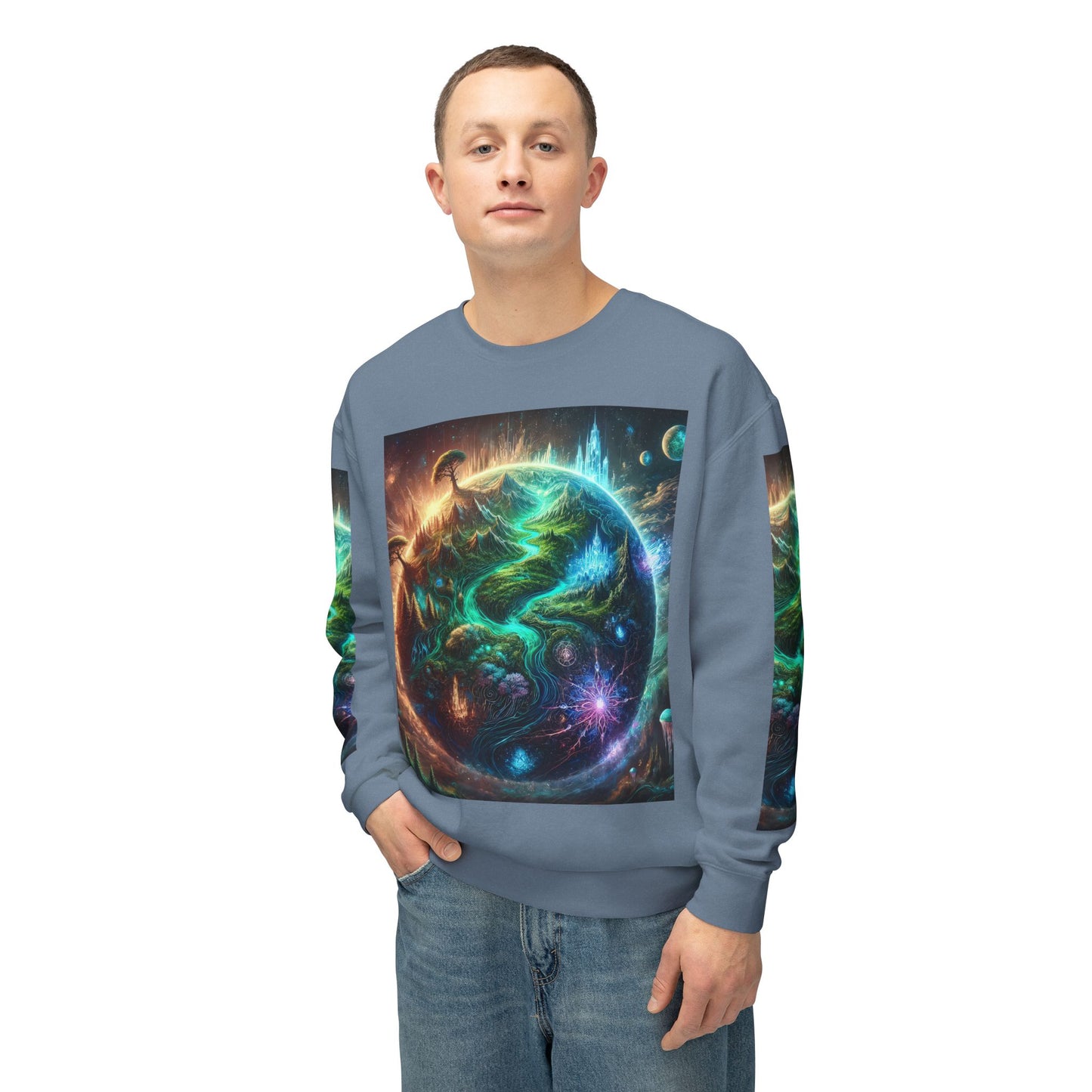 Unisex Lightweight Crewneck Sweatshirt