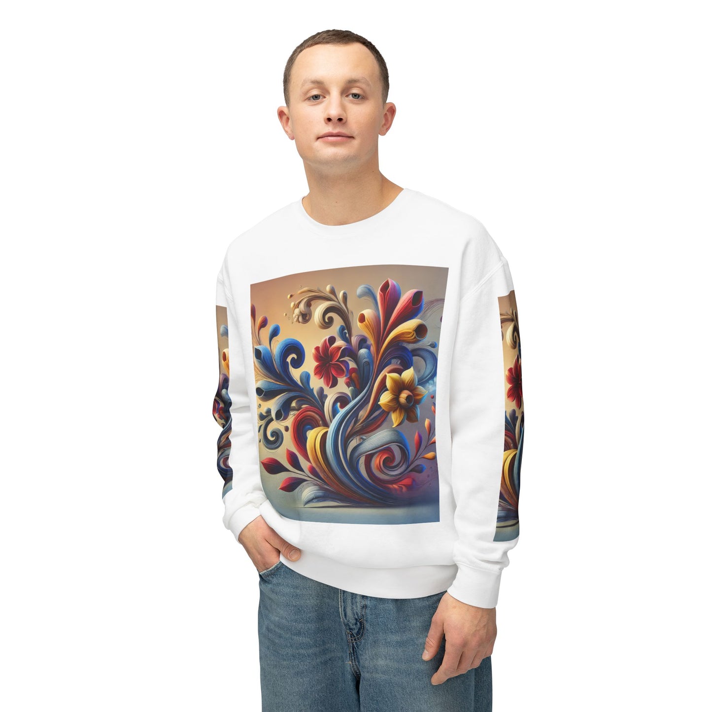 Unisex Lightweight Crewneck Sweatshirt