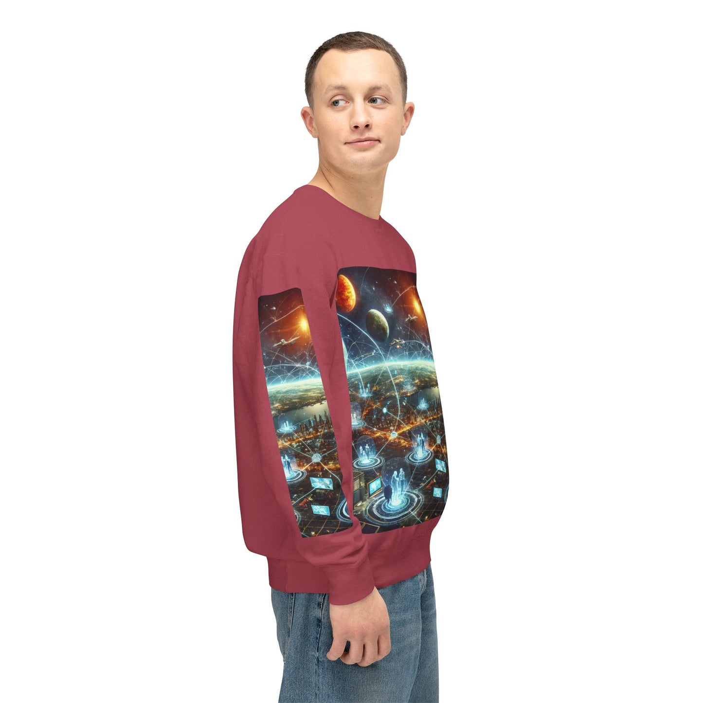 Unisex Lightweight Crewneck Sweatshirt