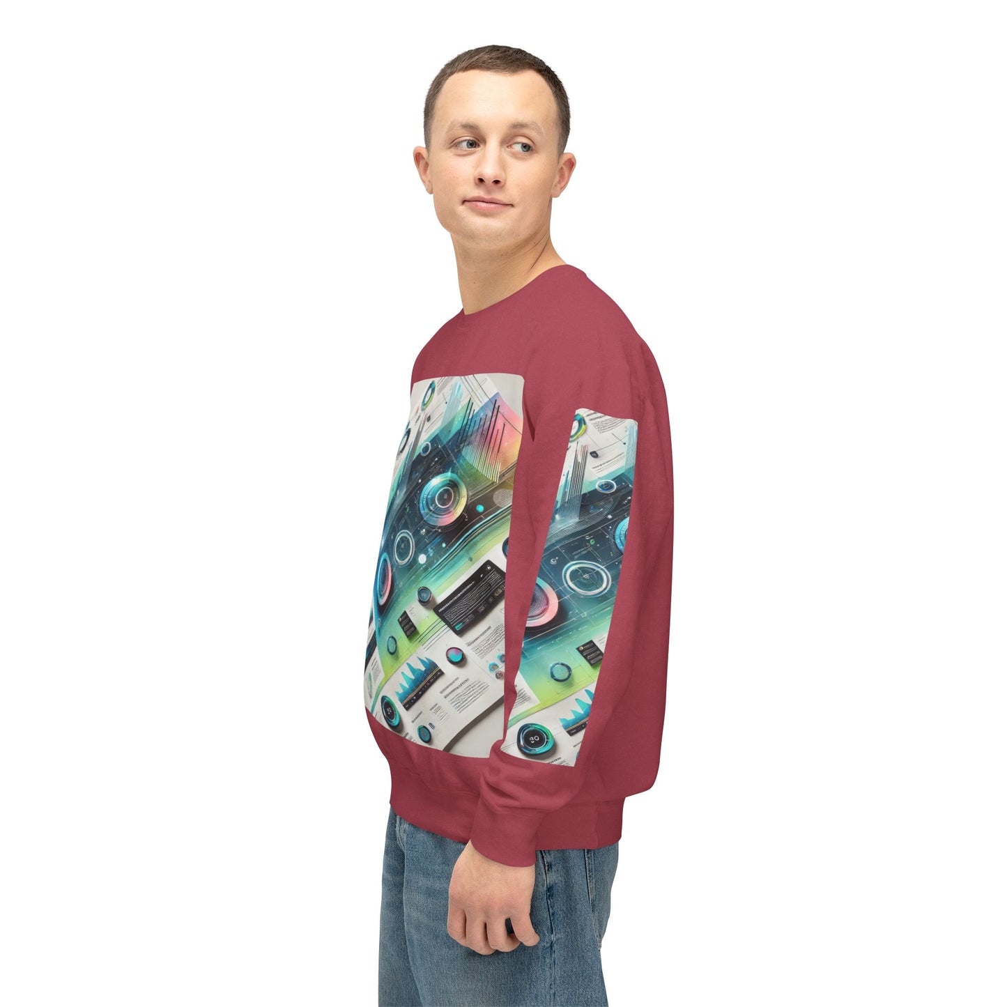 Unisex Lightweight Crewneck Sweatshirt