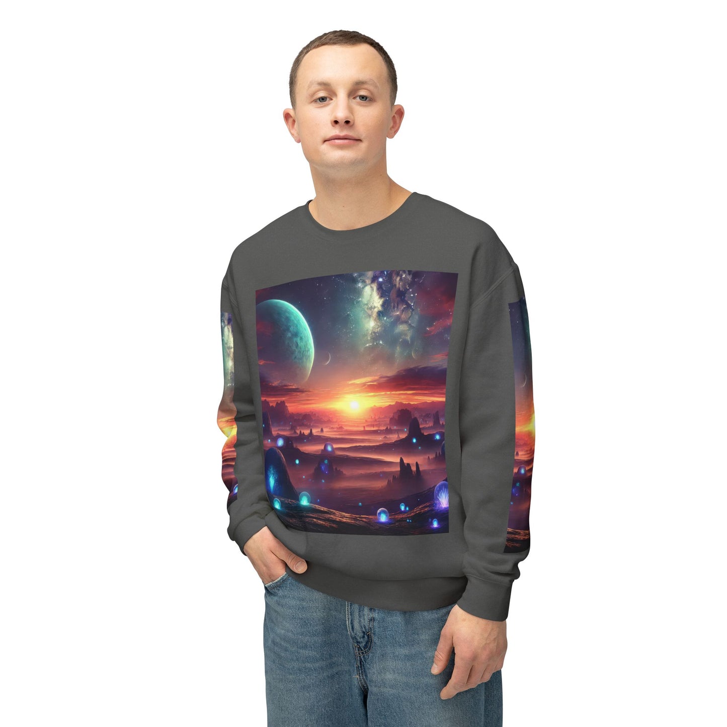 Unisex Lightweight Crewneck Sweatshirt