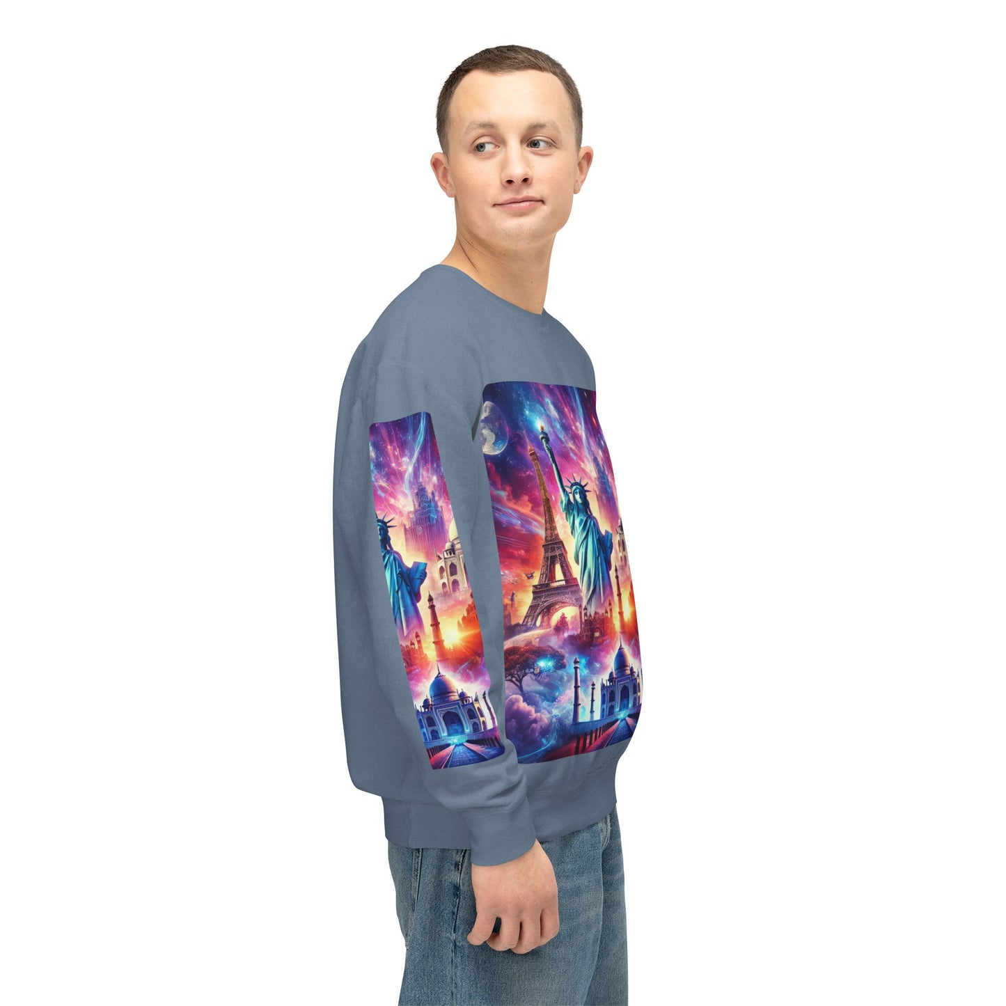 Unisex Lightweight Crewneck Sweatshirt