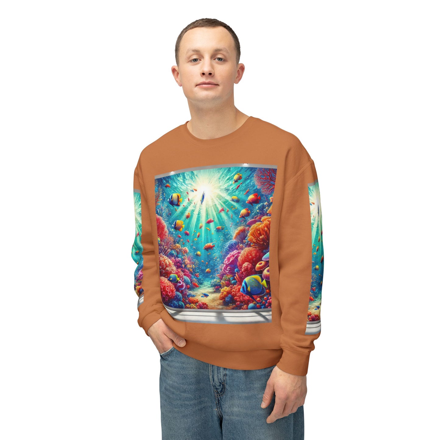 Unisex Lightweight Crewneck Sweatshirt