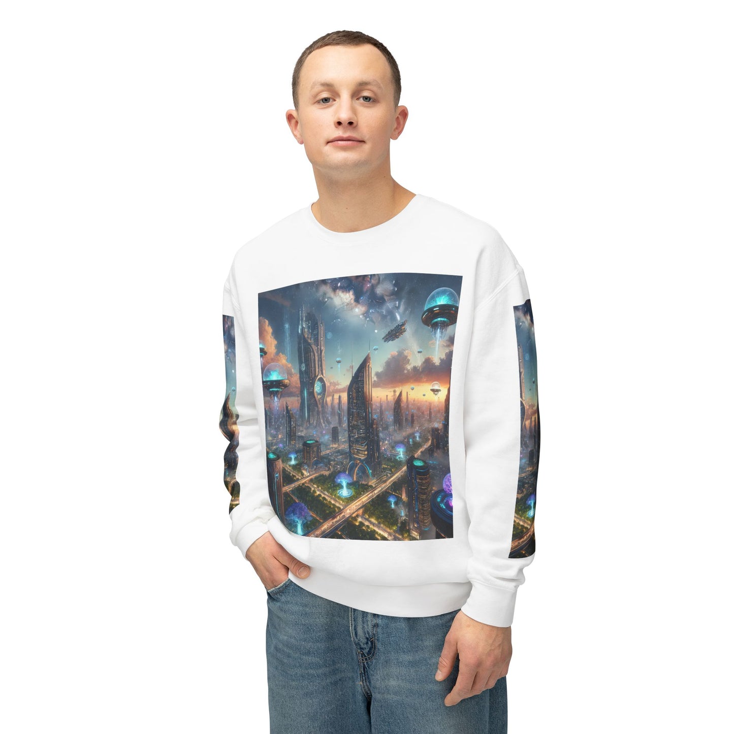 Unisex Lightweight Crewneck Sweatshirt