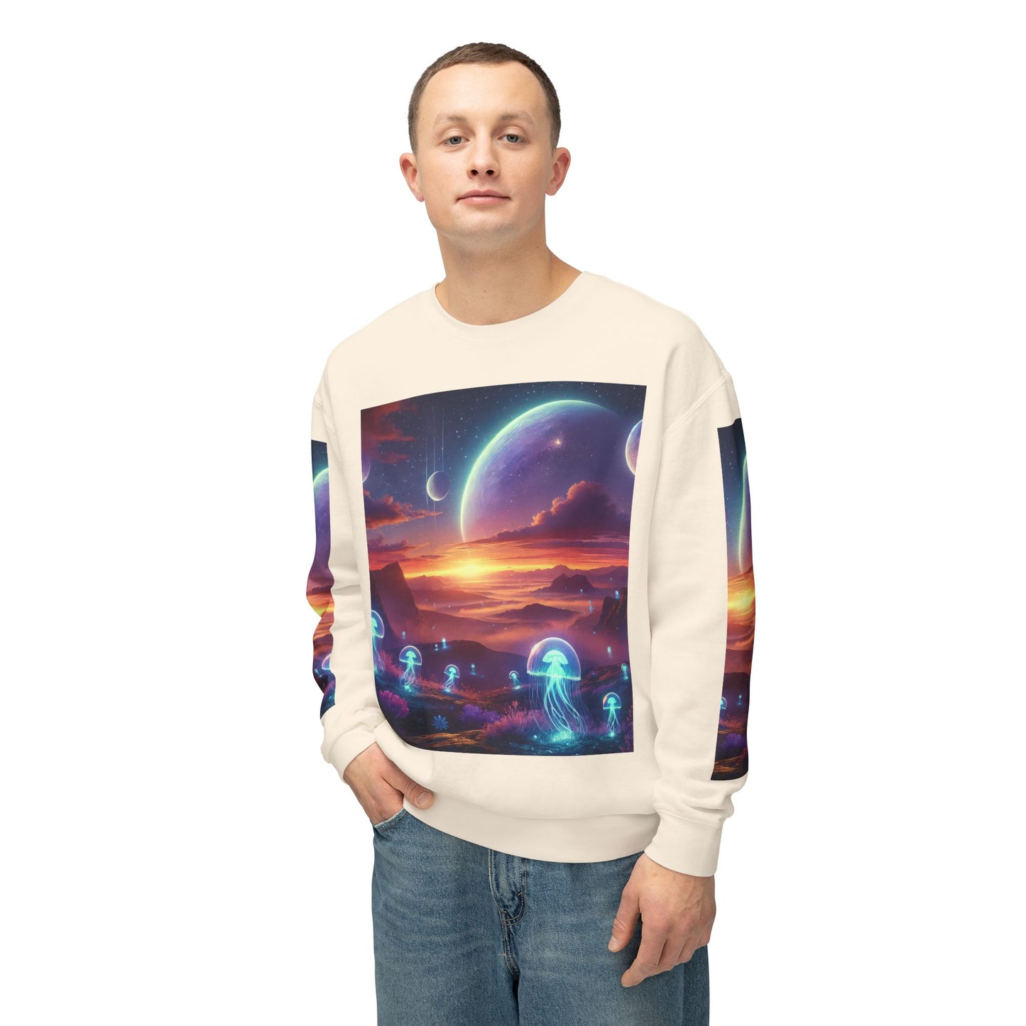 Unisex Lightweight Crewneck Sweatshirt