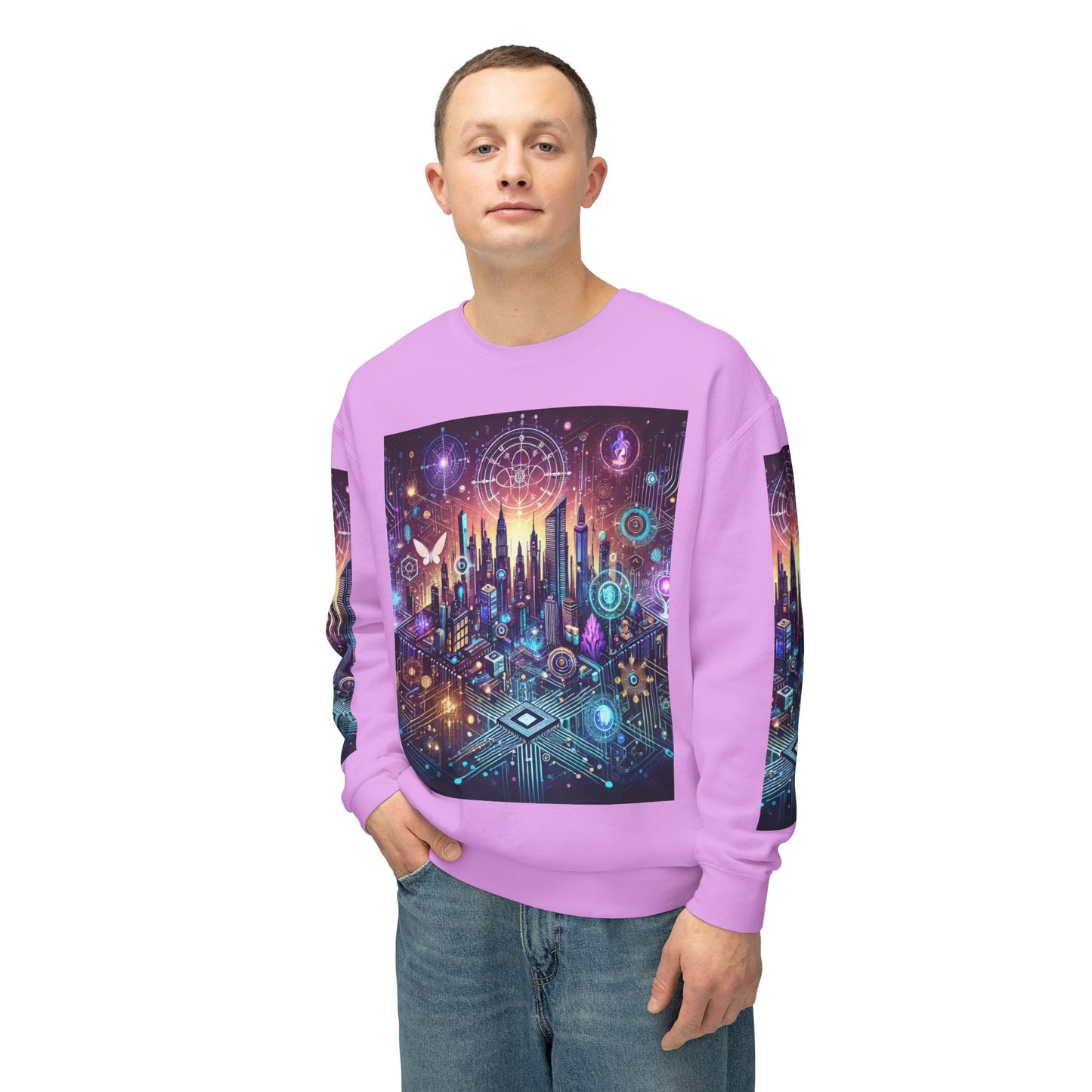 Unisex Lightweight Crewneck Sweatshirt