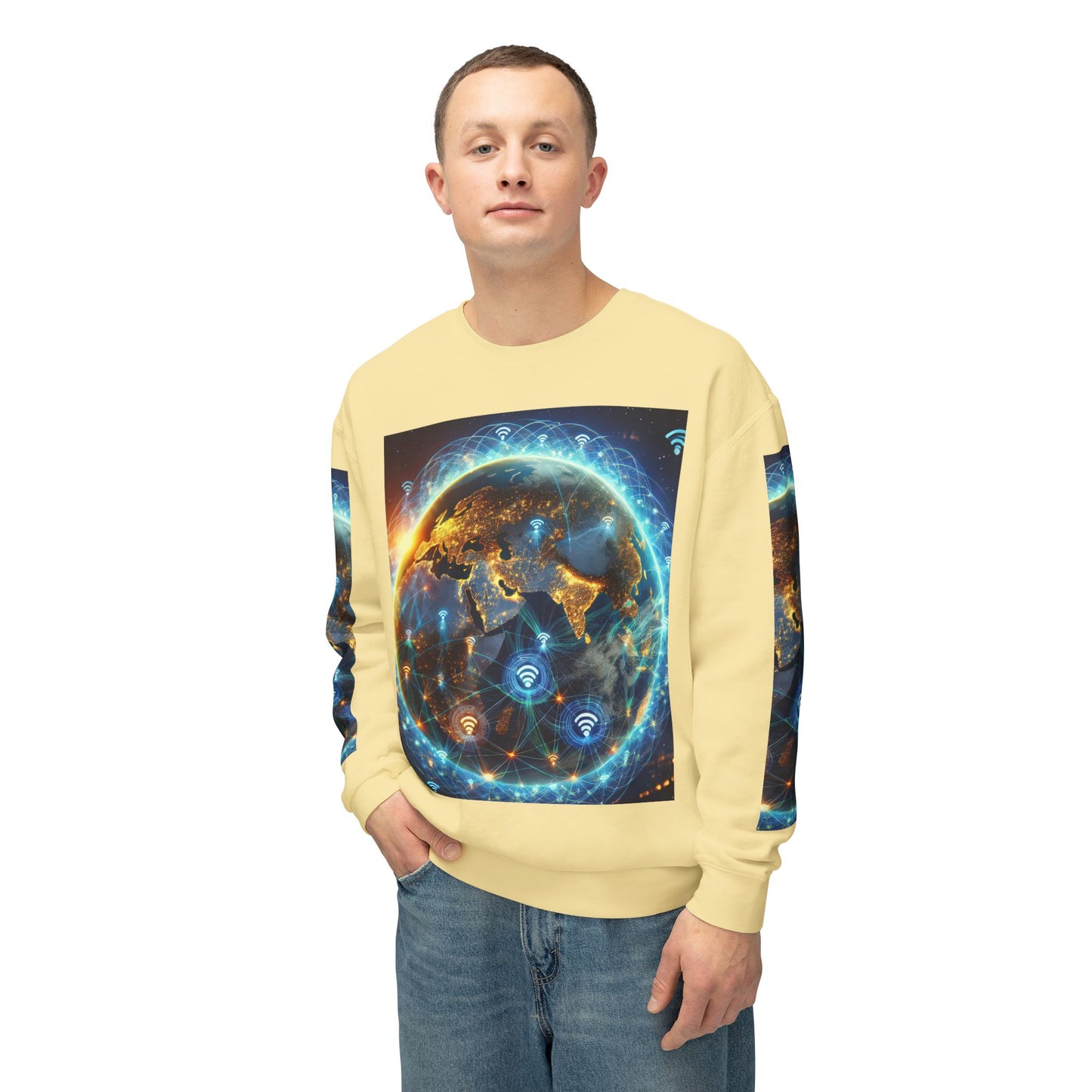 Unisex Lightweight Crewneck Sweatshirt