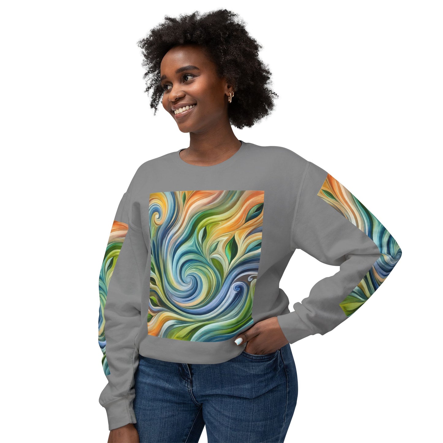 Unisex Lightweight Crewneck Sweatshirt