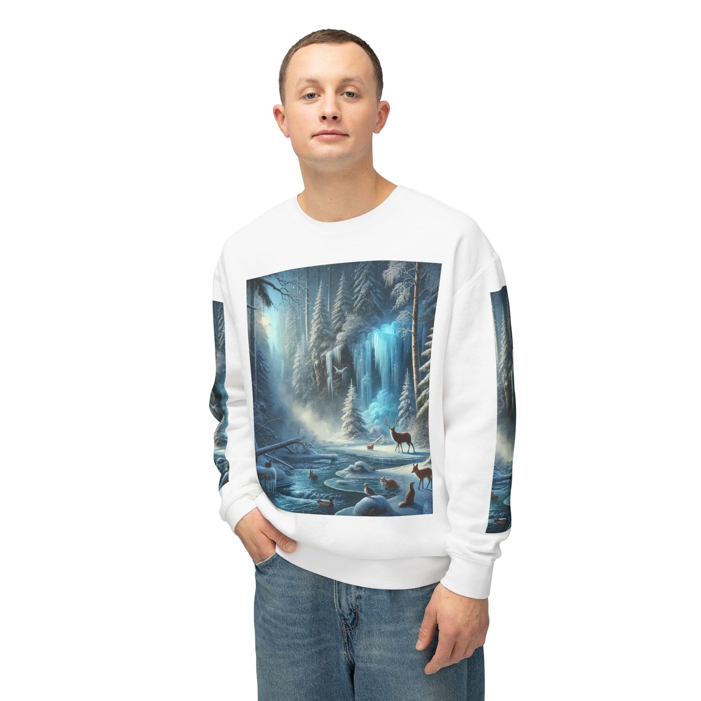 Unisex Lightweight Crewneck Sweatshirt