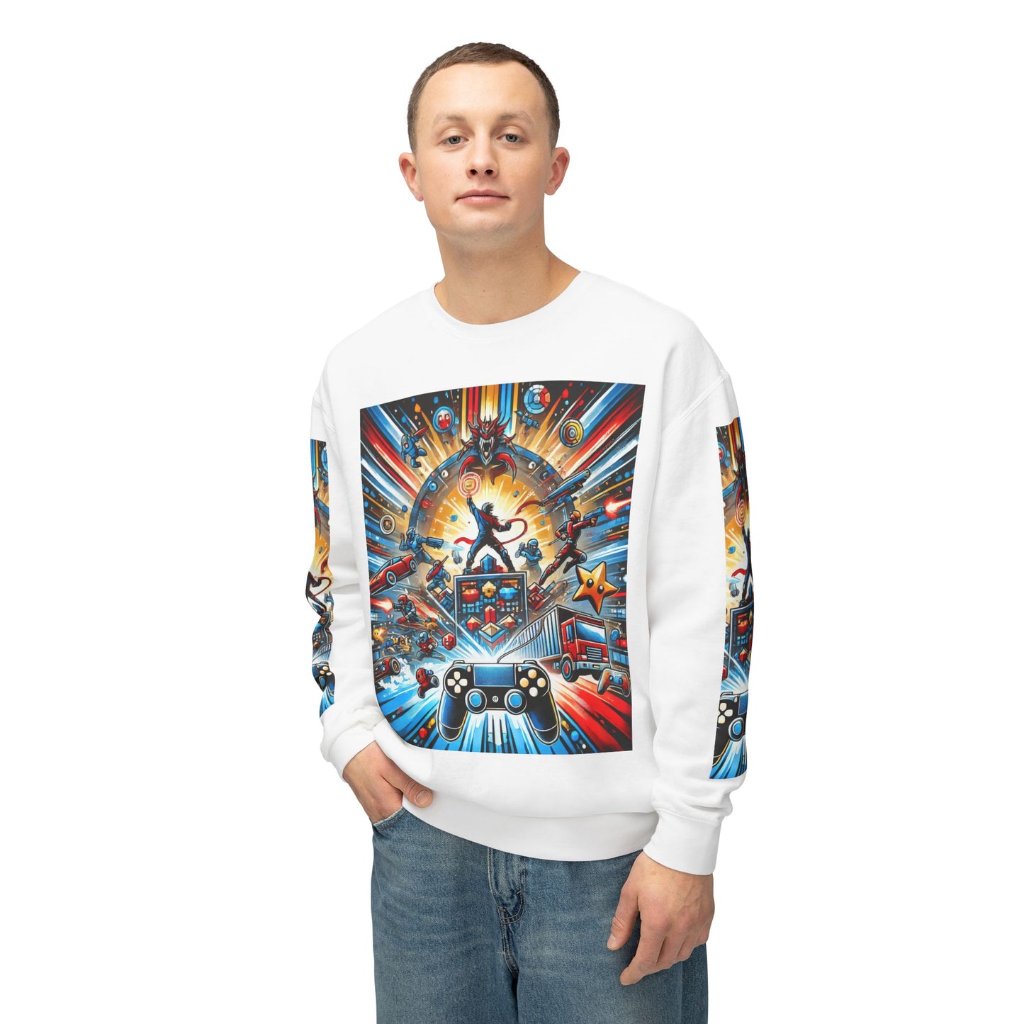 Unisex Lightweight Crewneck Sweatshirt