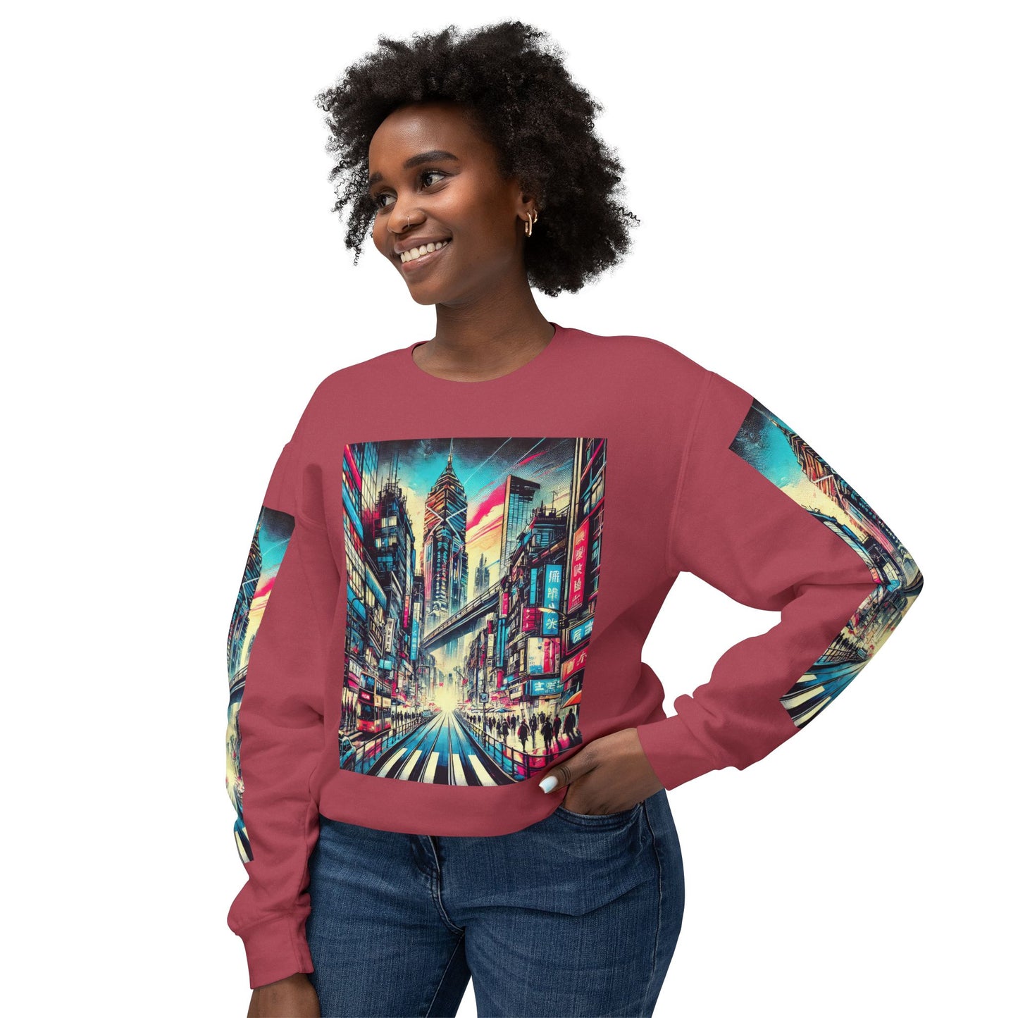 Unisex Lightweight Crewneck Sweatshirt