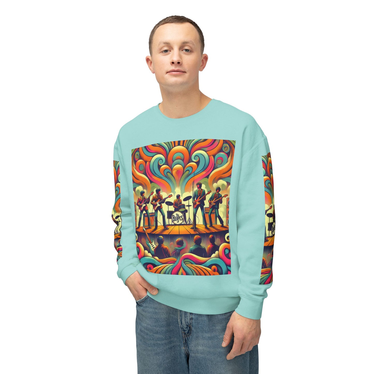 Unisex Lightweight Crewneck Sweatshirt