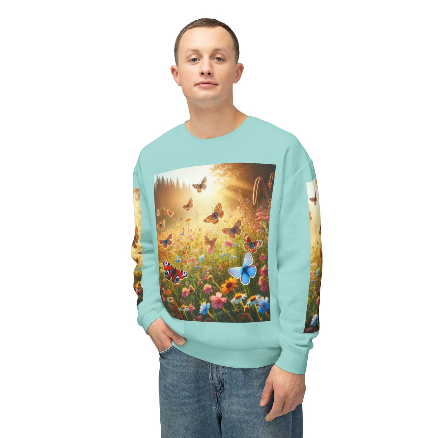 Unisex Lightweight Crewneck Sweatshirt